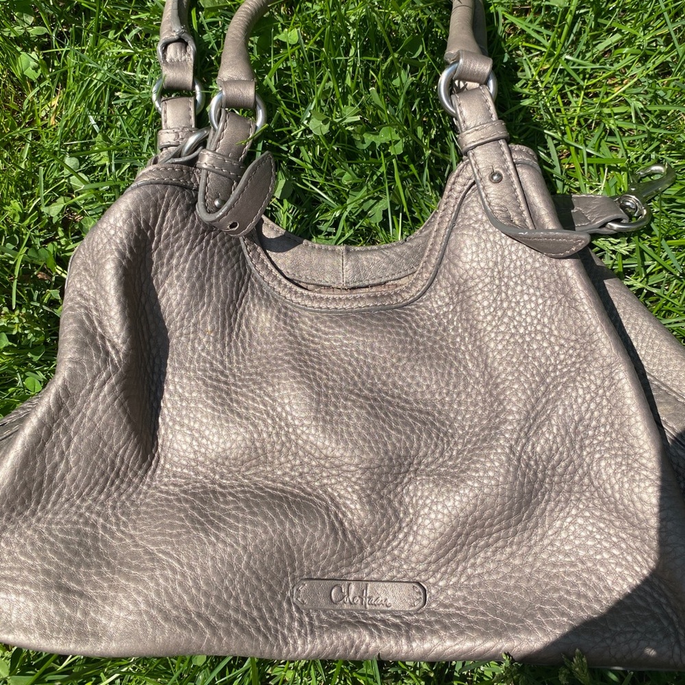 Gray Colehaan bag